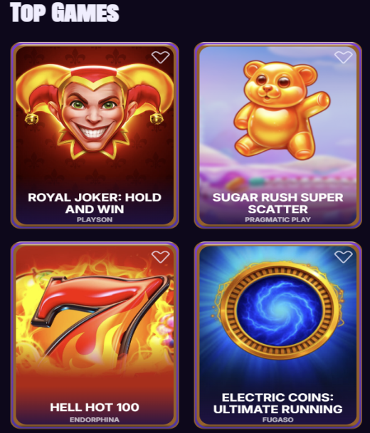 Registratie bij Megaspins Casino